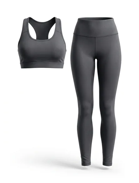 Activewear product photo on a white background
