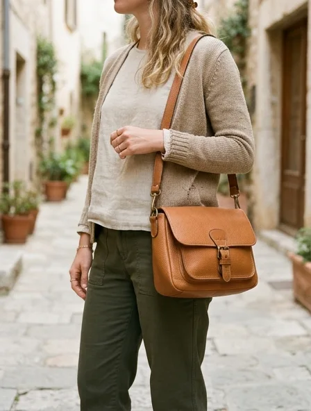 Bag styled for a lookbook