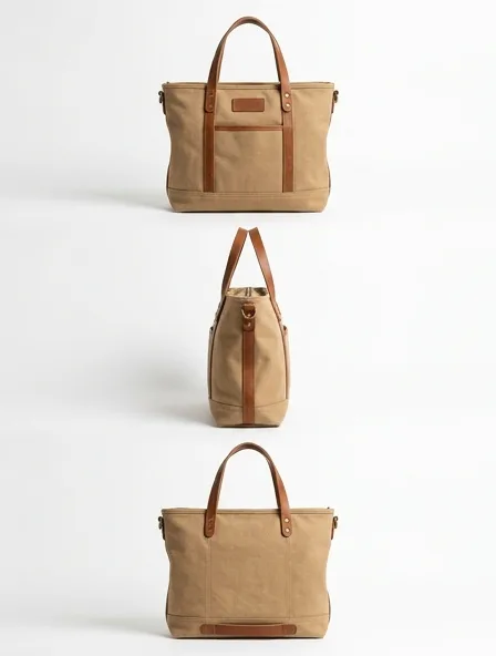 Bag from the front, side and back