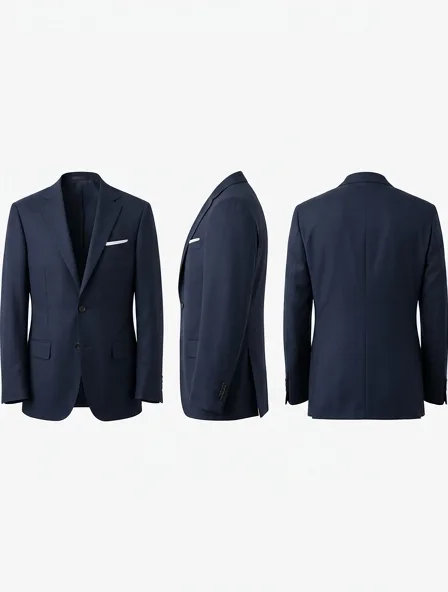 Blazer from the front, side and back