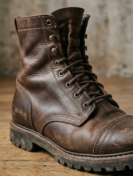 Boot fabric close-up showing drape and texture