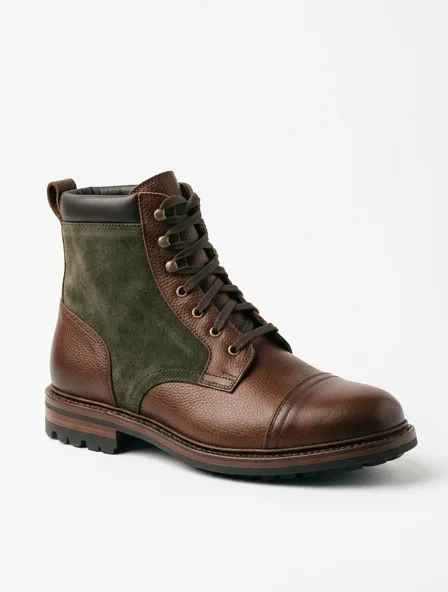 Boot product photo on a white background