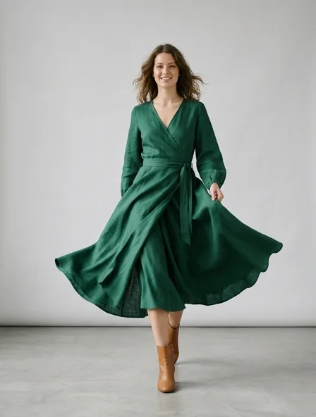Midi dress in motion, a still from a product film