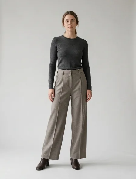 Pants design concept, rendered in a studio