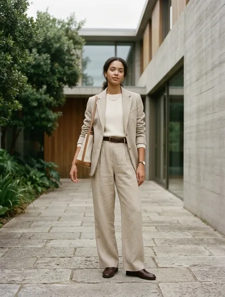 Pants styled for a lookbook