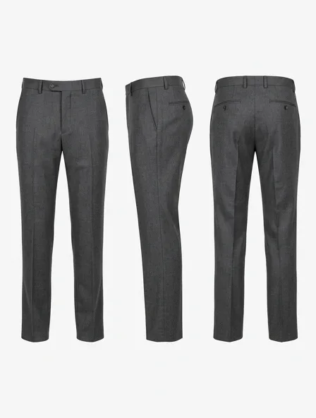 Pants from the front, side and back