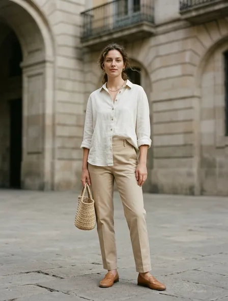 Shirt styled for a lookbook