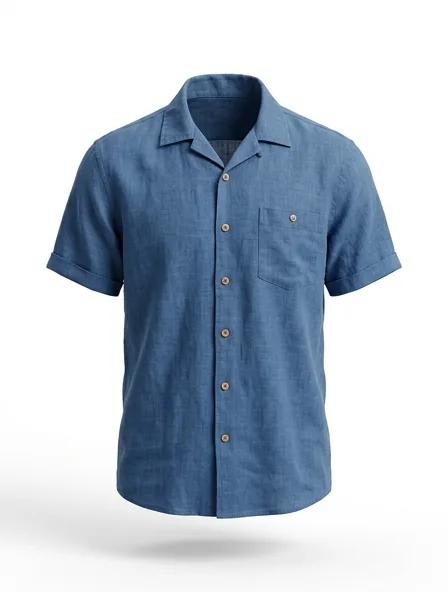 Shirt product photo on a white background