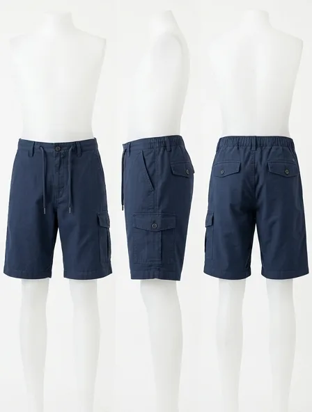 Shorts from the front, side and back
