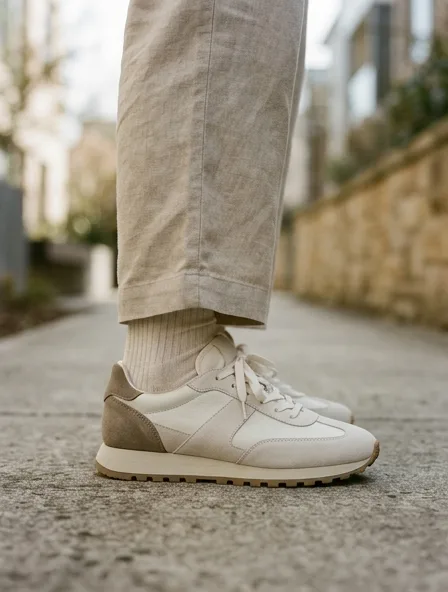 Sneaker styled for a lookbook