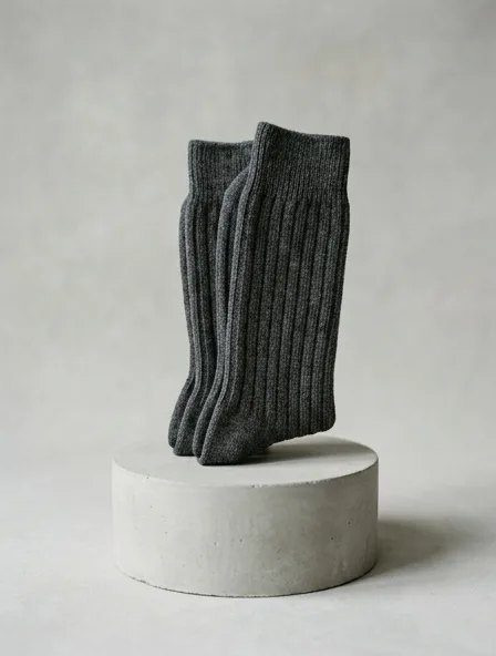 Socks design concept, rendered in a studio