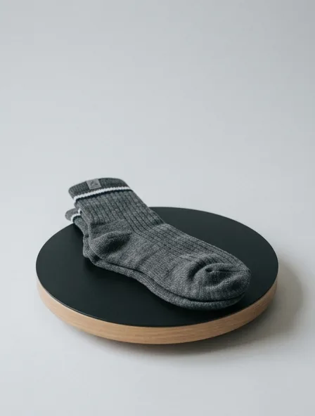 Socks in motion, a still from a product film