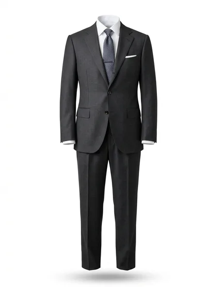 Suit product photo on a white background