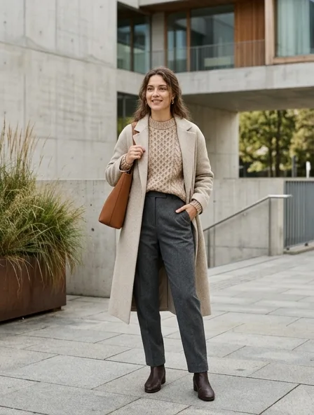 Sweater styled for a lookbook