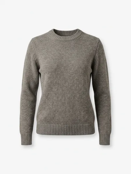 Sweater product photo on a white background