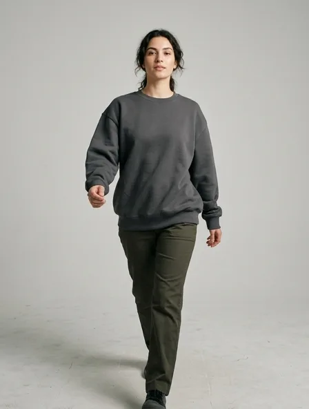 Sweatshirt in motion, a still from a product film