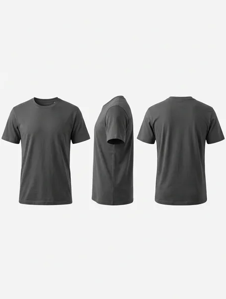T-shirt from the front, side and back