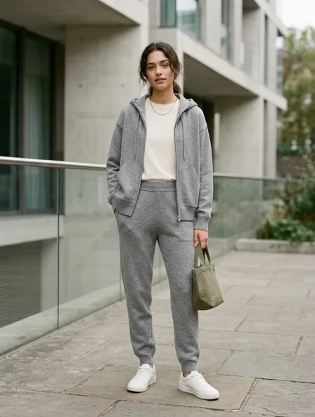 Tracksuit styled for a lookbook